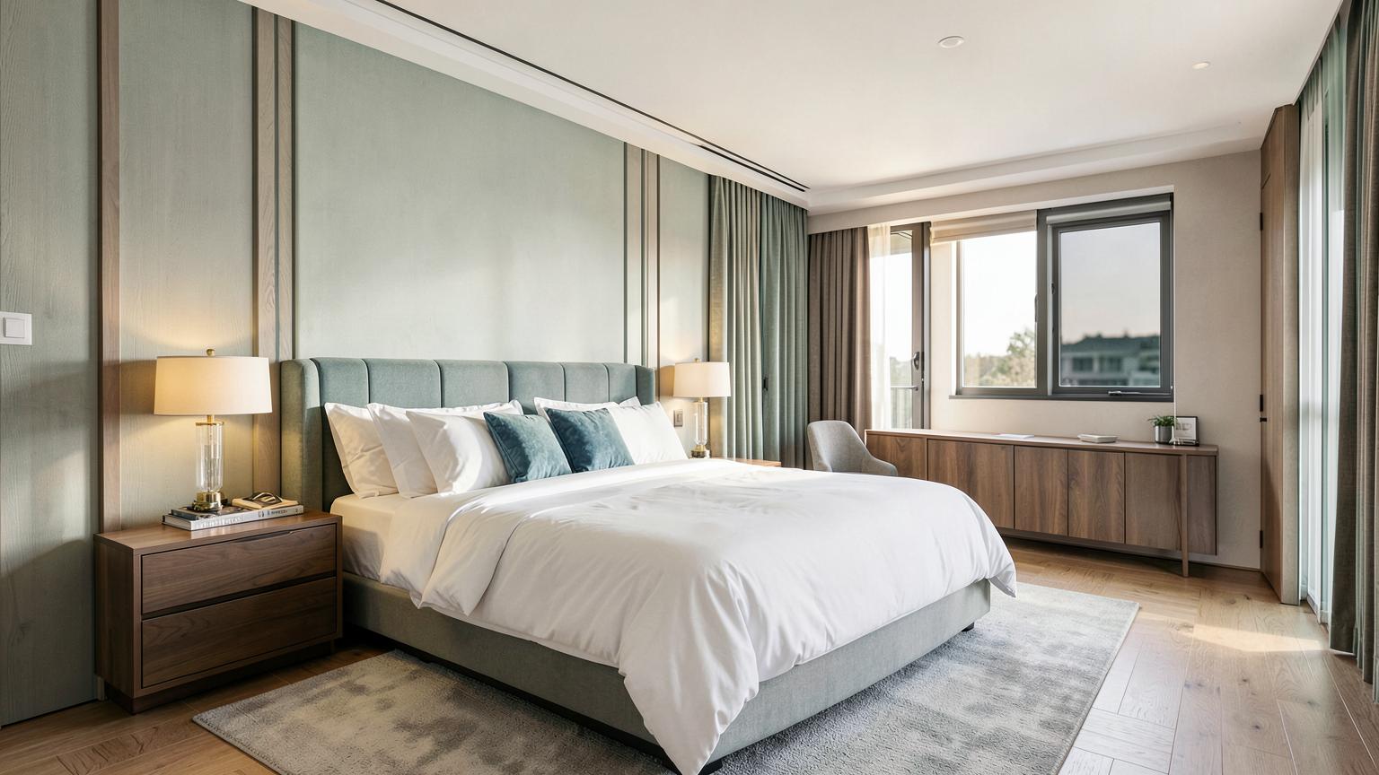 Representative guest-ready short-term rental bedroom